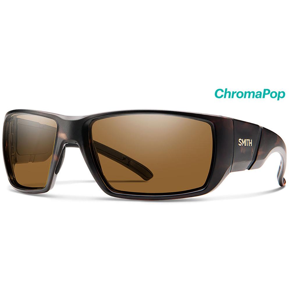 Smith Transfer XL Sunglasses ChromaPop Polarized in Matte Tortoise with Brown